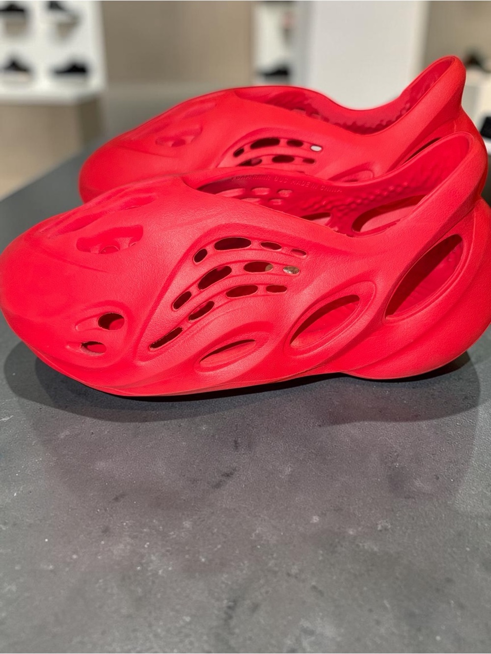Yeezy Red Foam Slip-On Shoes - Lightweight Comfort